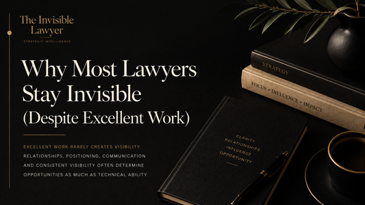 Why Most Lawyers Stay Invisible (Despite Excellent Work)