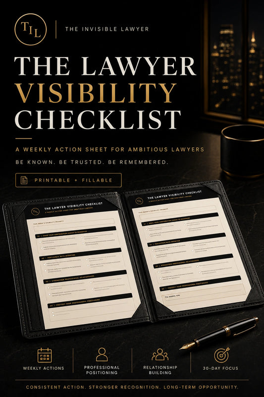 The Lawyer Visibility Checklist